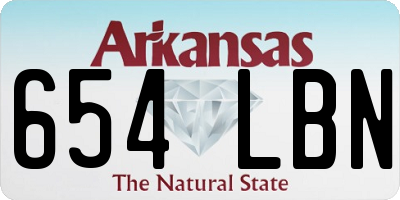 AR license plate 654LBN