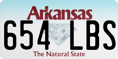AR license plate 654LBS