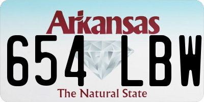 AR license plate 654LBW