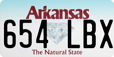 AR license plate 654LBX