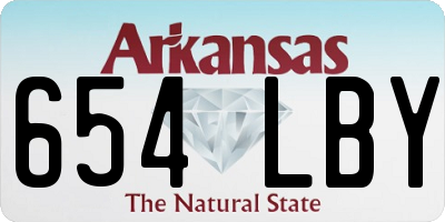 AR license plate 654LBY