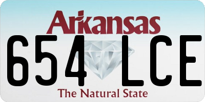 AR license plate 654LCE