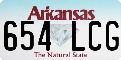 AR license plate 654LCG