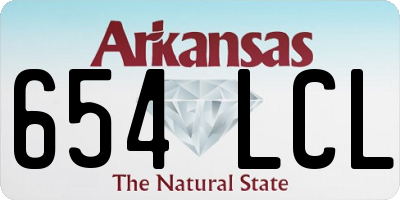 AR license plate 654LCL