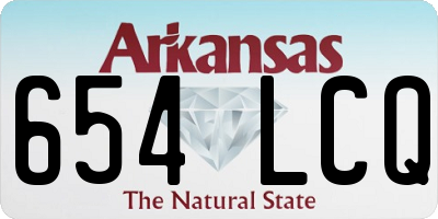 AR license plate 654LCQ