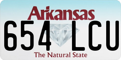 AR license plate 654LCU