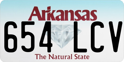 AR license plate 654LCV