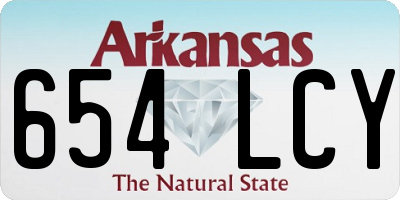 AR license plate 654LCY