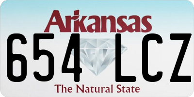 AR license plate 654LCZ