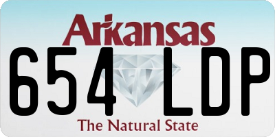 AR license plate 654LDP