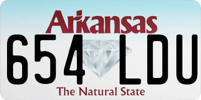 AR license plate 654LDU
