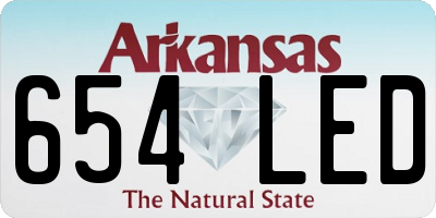 AR license plate 654LED