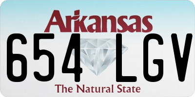 AR license plate 654LGV