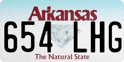 AR license plate 654LHG