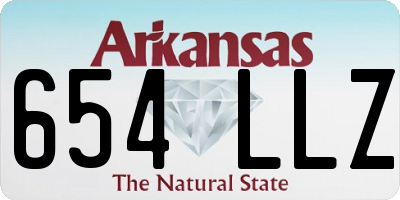 AR license plate 654LLZ