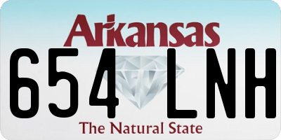AR license plate 654LNH