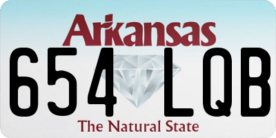 AR license plate 654LQB