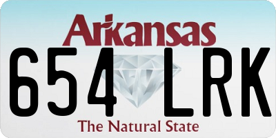 AR license plate 654LRK