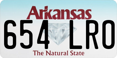 AR license plate 654LRO