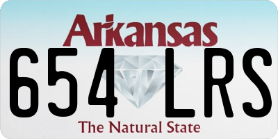 AR license plate 654LRS