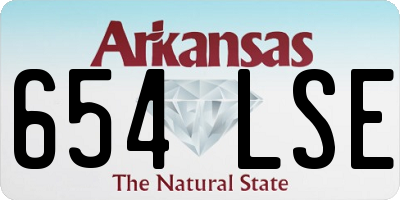 AR license plate 654LSE