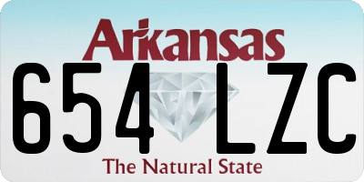 AR license plate 654LZC