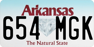 AR license plate 654MGK