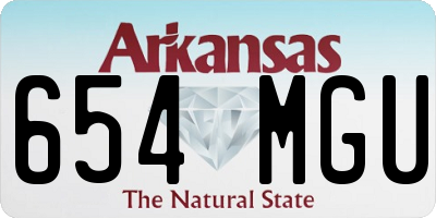 AR license plate 654MGU