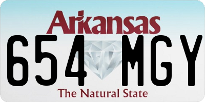 AR license plate 654MGY