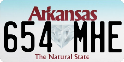 AR license plate 654MHE