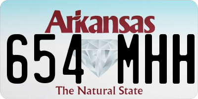 AR license plate 654MHH