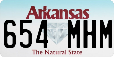 AR license plate 654MHM