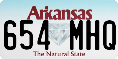 AR license plate 654MHQ