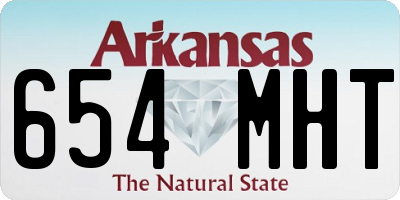 AR license plate 654MHT