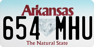 AR license plate 654MHU