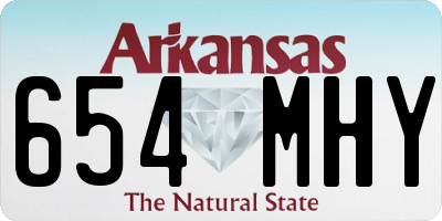 AR license plate 654MHY
