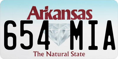 AR license plate 654MIA