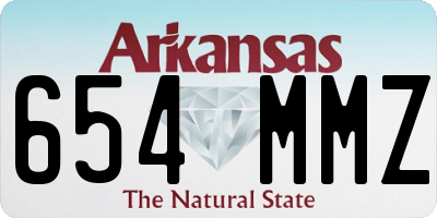 AR license plate 654MMZ