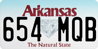AR license plate 654MQB