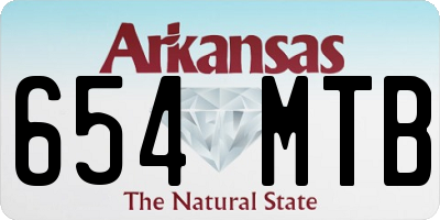AR license plate 654MTB