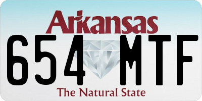 AR license plate 654MTF
