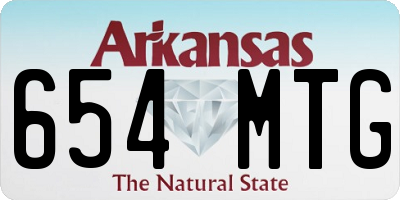 AR license plate 654MTG