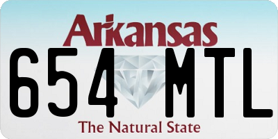 AR license plate 654MTL