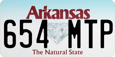 AR license plate 654MTP