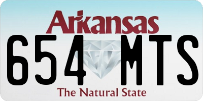 AR license plate 654MTS