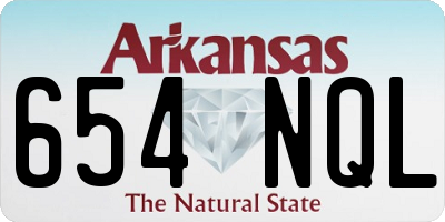 AR license plate 654NQL