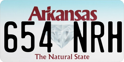 AR license plate 654NRH