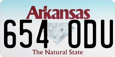 AR license plate 654ODU