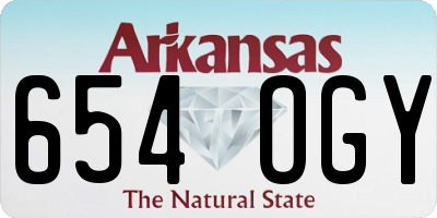 AR license plate 654OGY