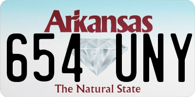 AR license plate 654UNY